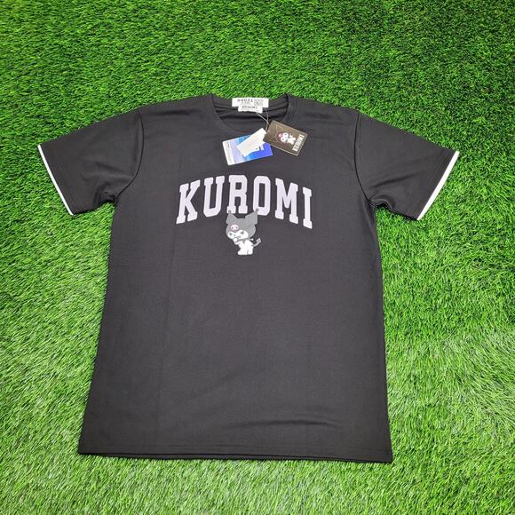 Kuromi Sanrio Shirt Womens Large 20x27 Arch Spellout Black - Picture 1 of 14